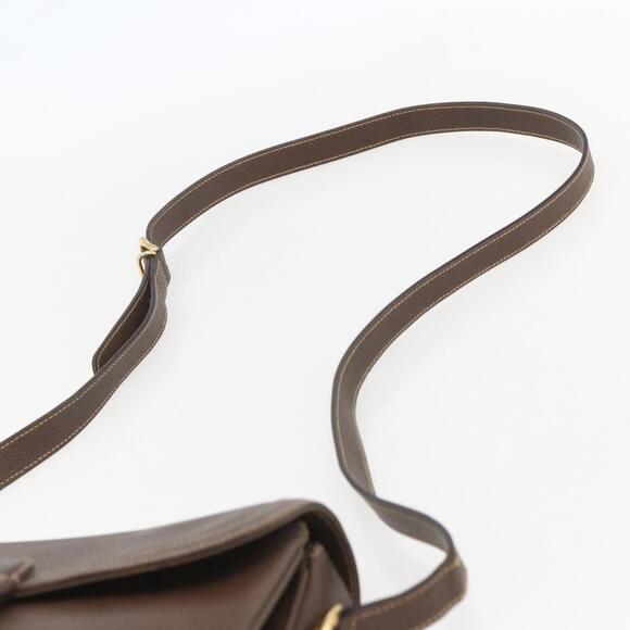 GUCCI Shoulder Bag Leather Brown Gold 001 116 0912 Auth 157232 - Picture 8 of 16